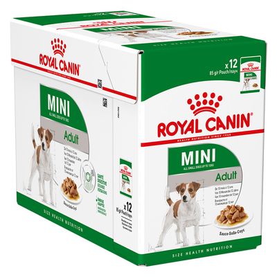 Royal Canin Mini Adult -ruoka kastikkeessa