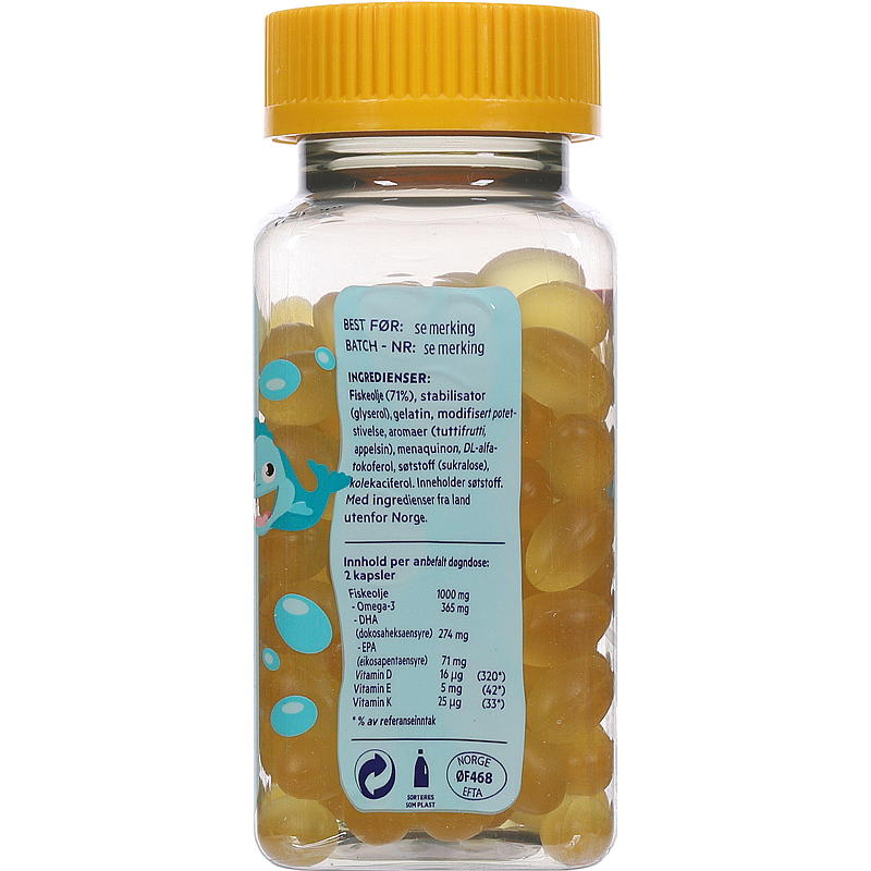 Biopharma Triple Omega-3 144 stuks, kinderen Biopharma