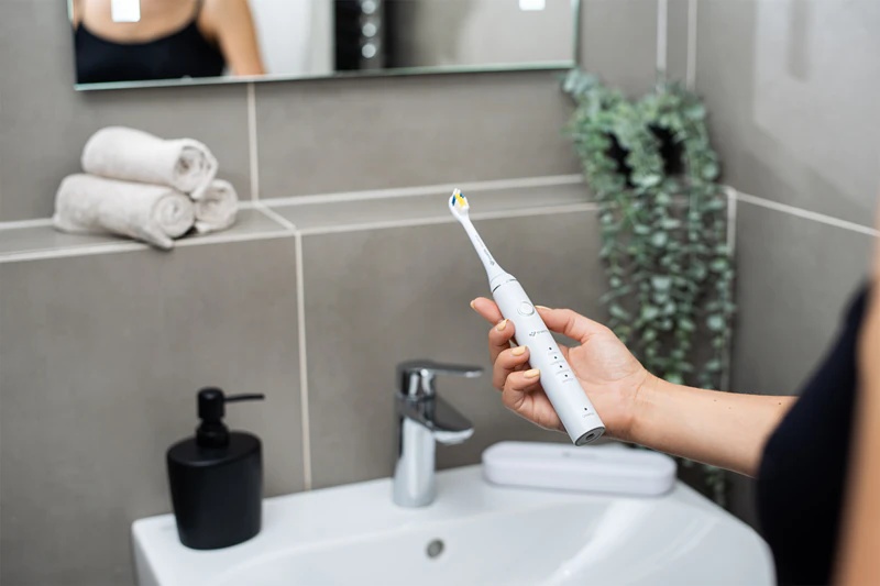 TrueLife SonicBrush Compact Duo Sonic elektriskā zobu birste, 2 cilindri