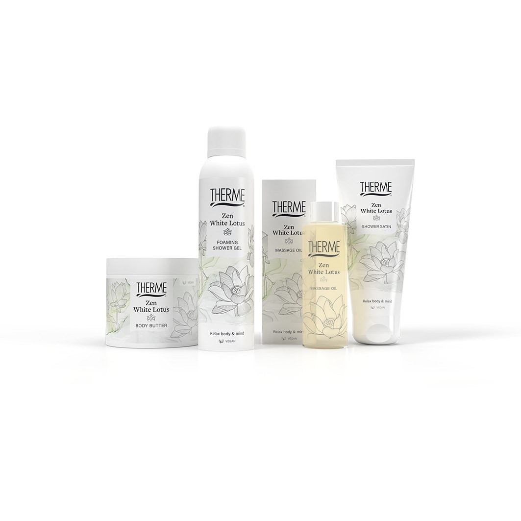 THERME Körperpeeling Zen White Lotus Duschpeeling - 200 ml