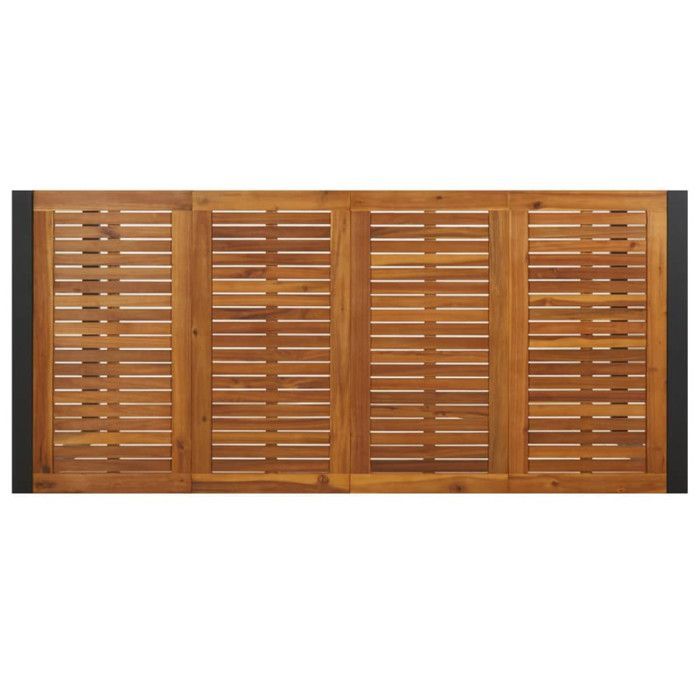 Tavolo da giardino vidaXL con gambe a U, 200x90x75 cm, in legno di acacia, codice 319518