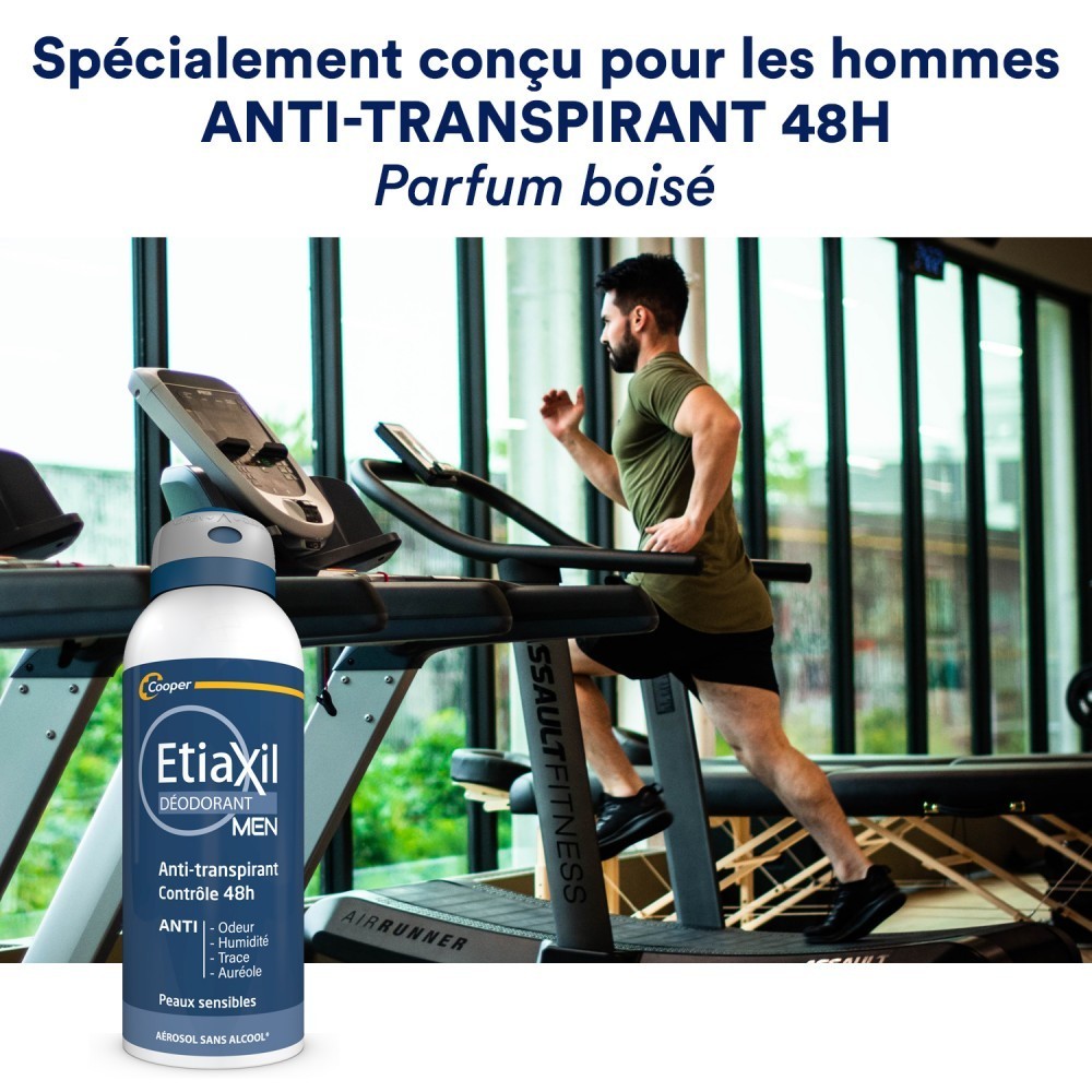 Etiaxil Anti-transpirant Homme 48h Aérosol