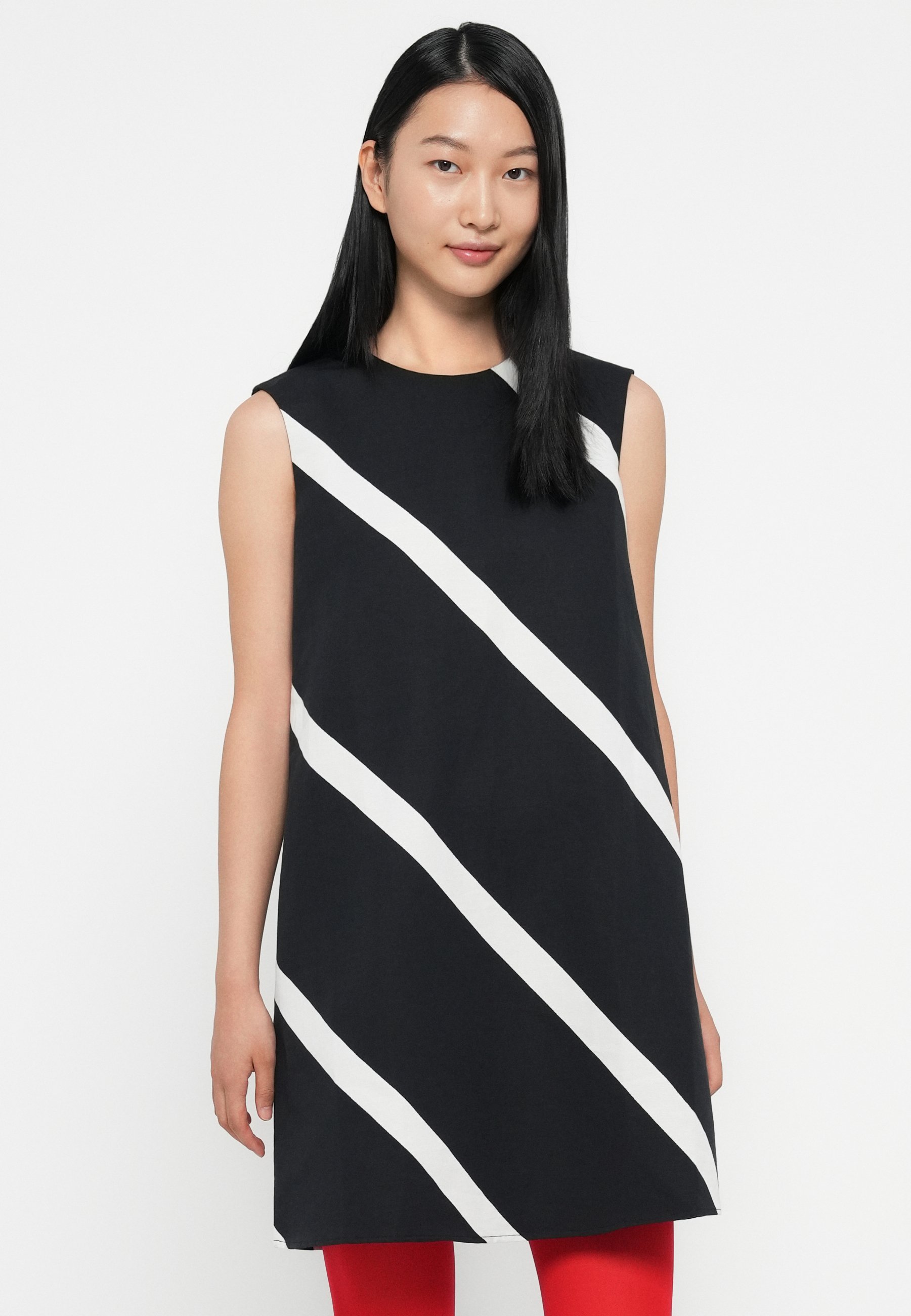 Marimekko SOPIVA BASSO - Cocktailjurk / Feestjurk - zwart/gebroken wit