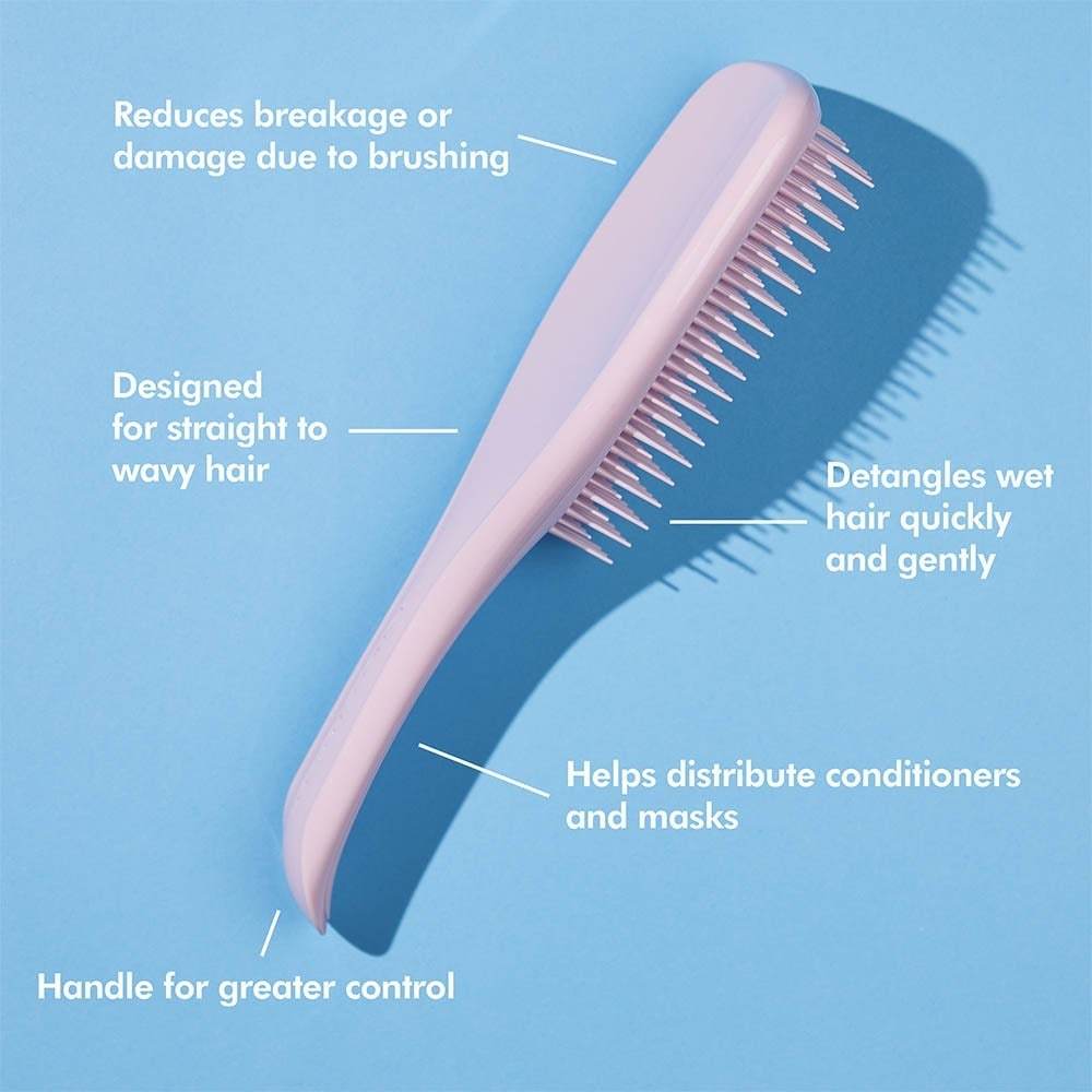 Tangle Teezer krtače za mokro razčesavanje las, ravne in lopatice, roza - 1 kos