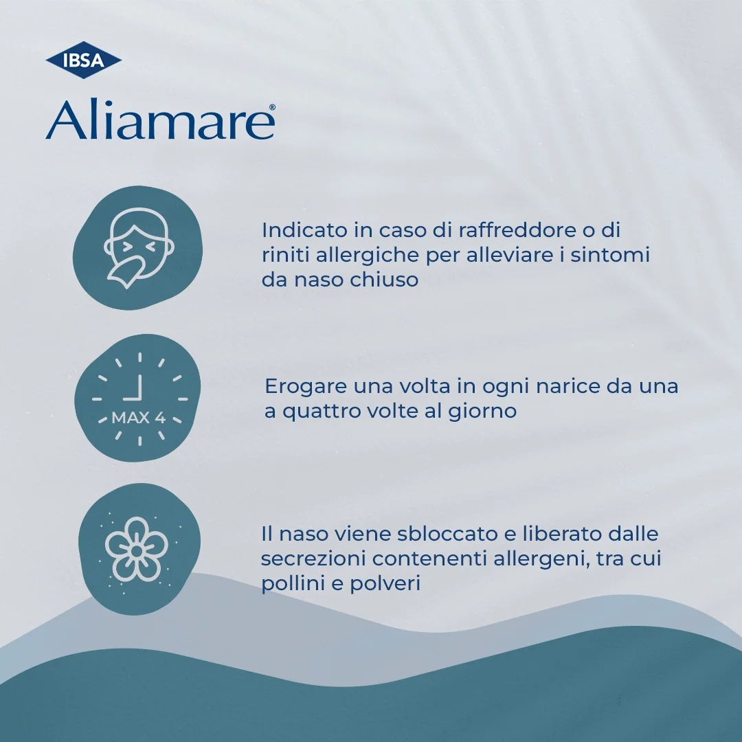ALIAMARE Aliamare Iper Spray Hypertonisches Spray mit Meerwasser 125 ml Nasenhygiene