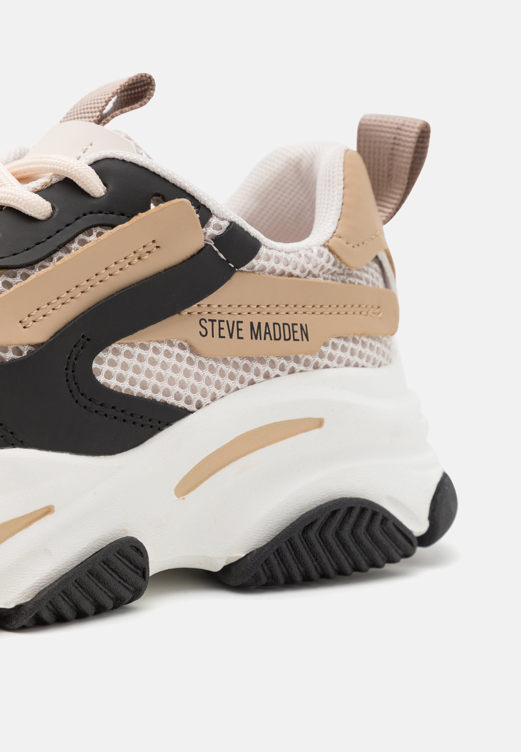 Steve Madden JPOSSESSION - Sneakers - beige/zwart