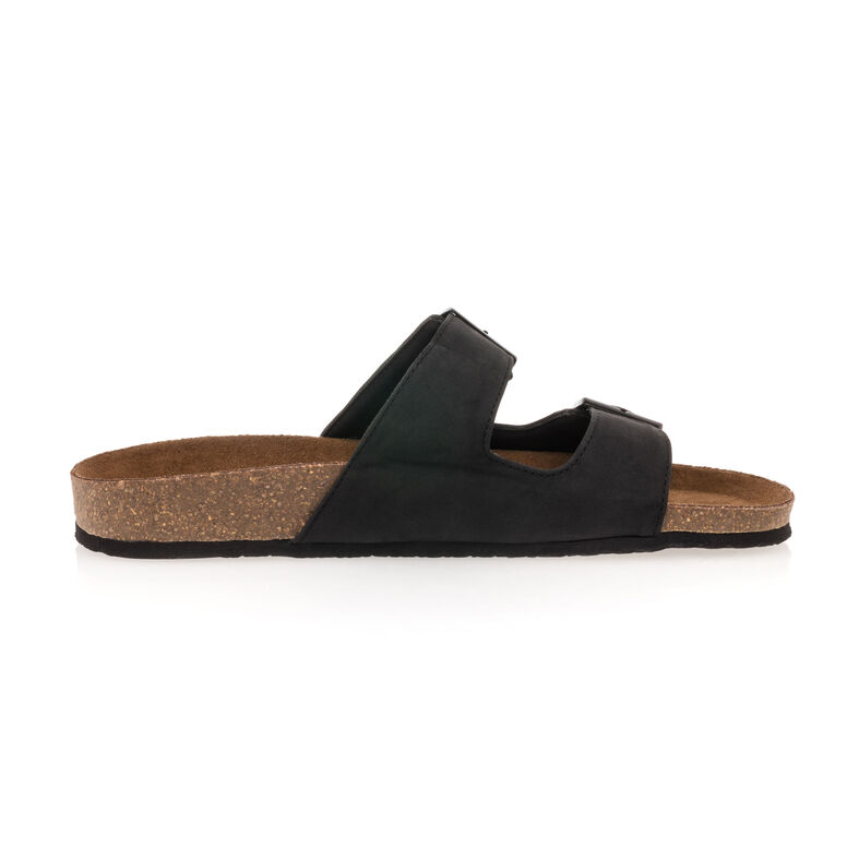  Sandalias negras para hombre / Zapatos de punta abierta