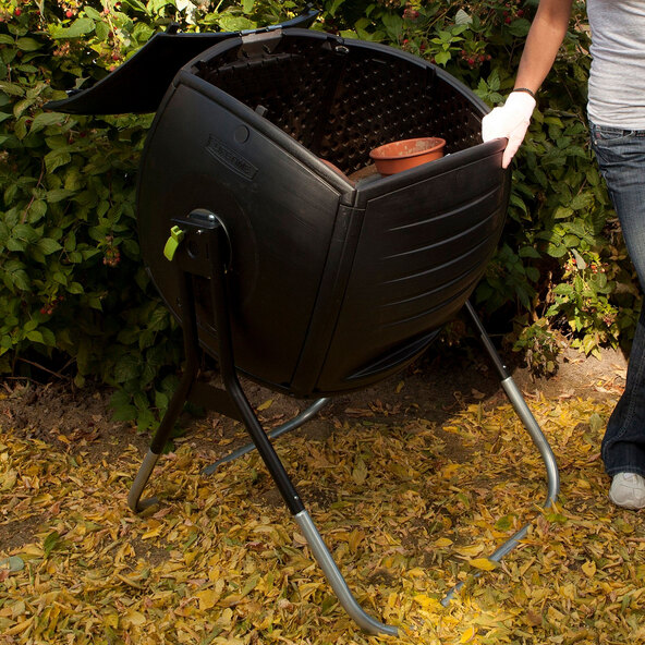 Compostor cu tambur Premium, 189 l