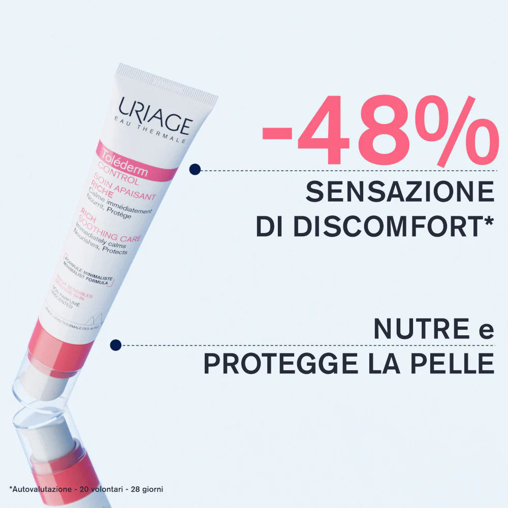 TOLÉDERM CONTROL Toléderm Control Crema Ricca - Crema viso giorno lenitiva