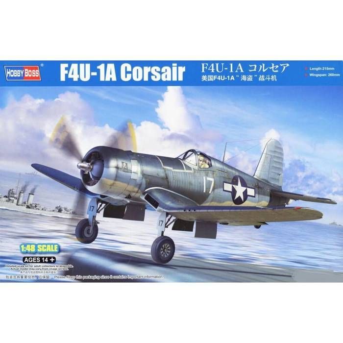 HOBBY BOSS - Maquette Avion F4u-1a Corsair Hobby Boss 80383 1/48ème Maquette Char Promo - Ref : 13291