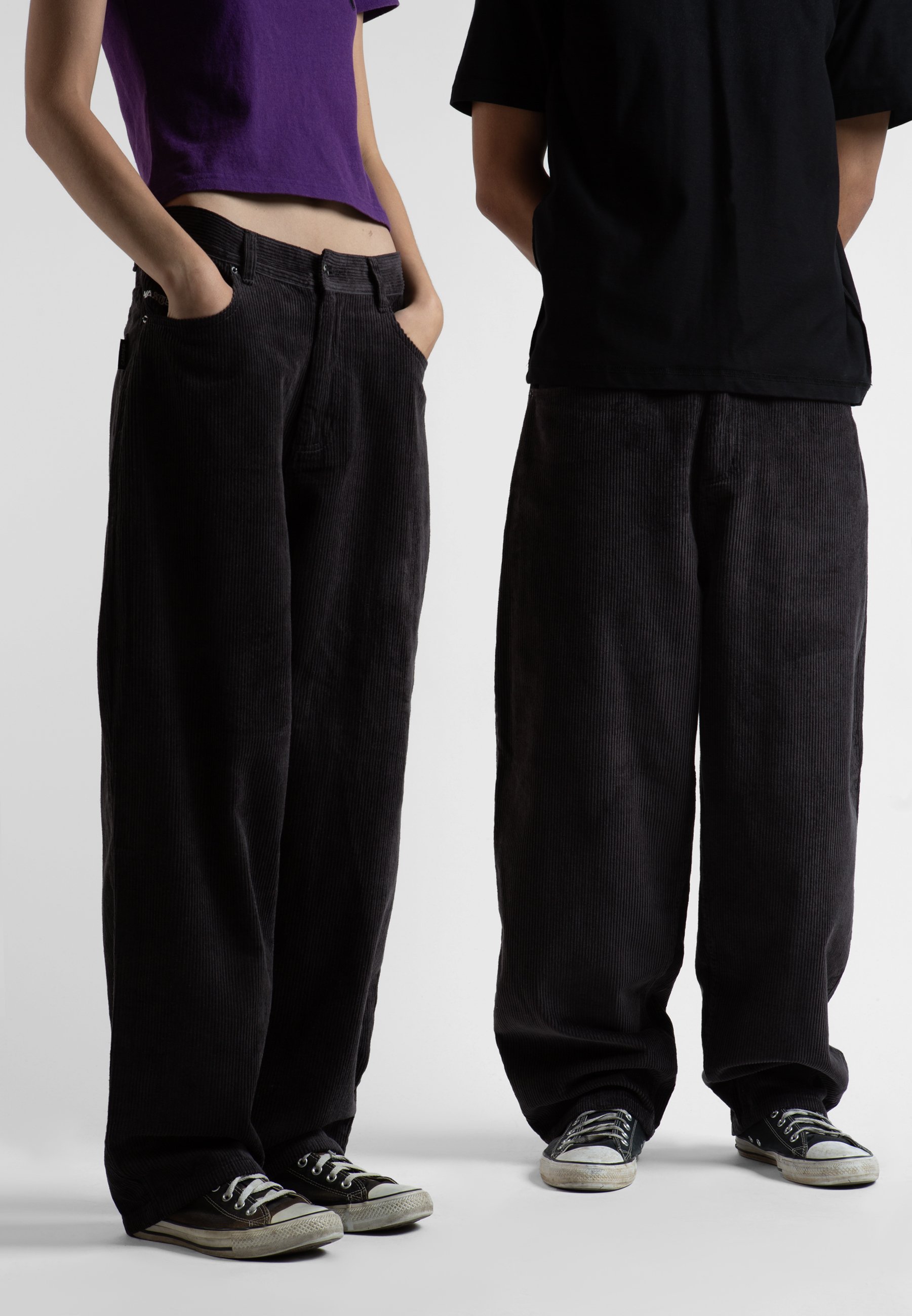 Wasted Paris CASPER PANT UNISEX - Spodnie - grafitowe