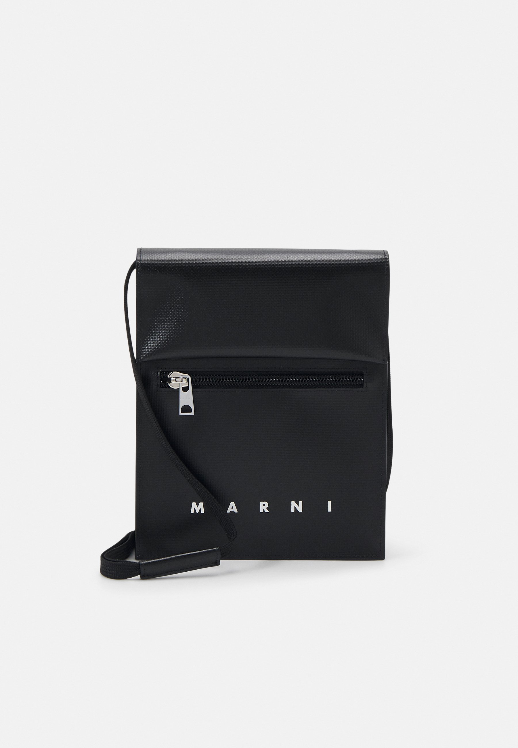 Marni POUCH ON STRAP UNISEX - Borsa a mano - nera