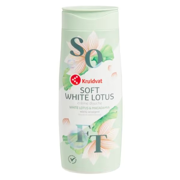 Kruidvat Soft White Lotus & Macadamia Cream Gel za tuširanje 300ml - Normalna koža