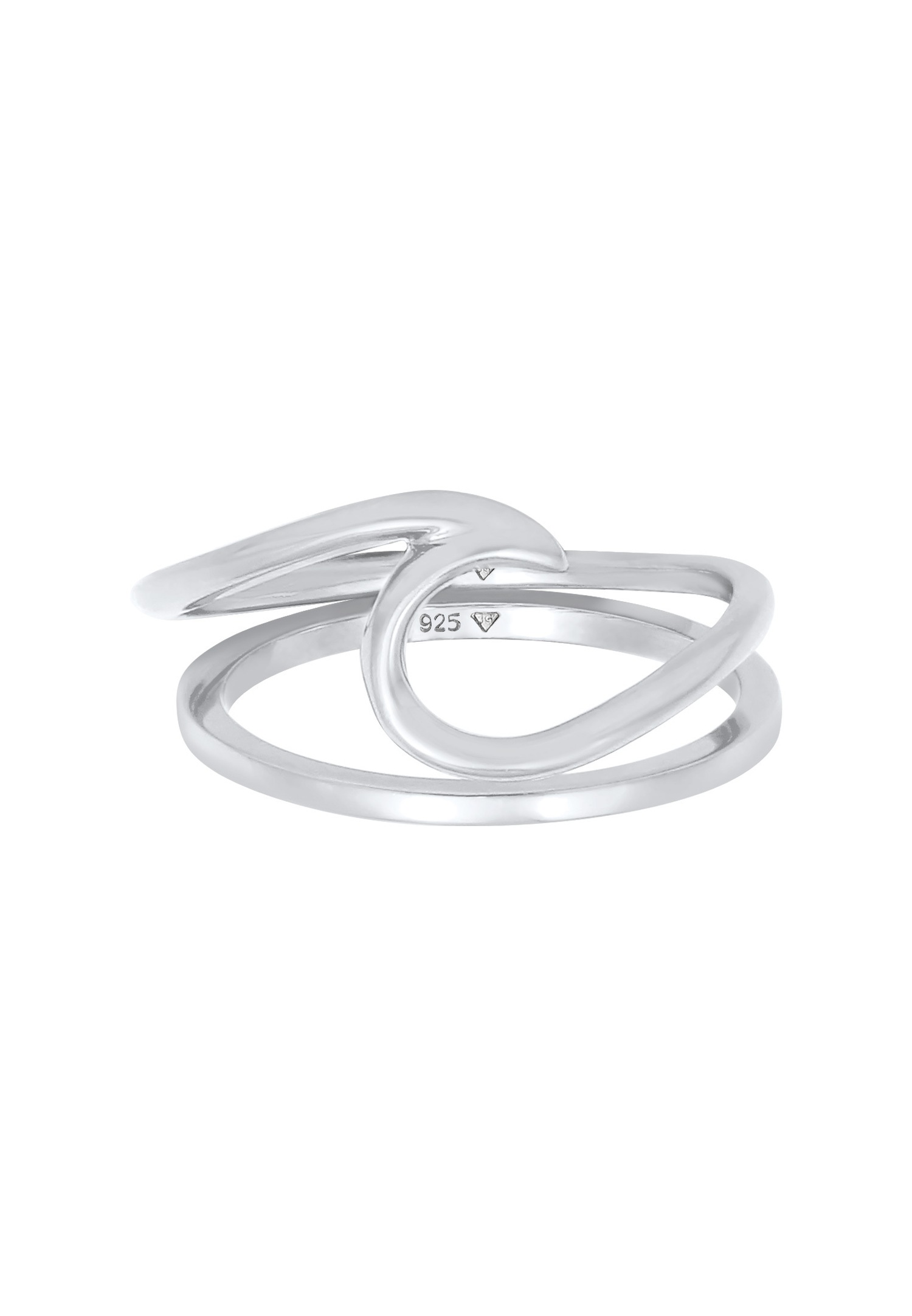 Elli Femmes Set Vague Basique Maritime en Argent Sterling 925