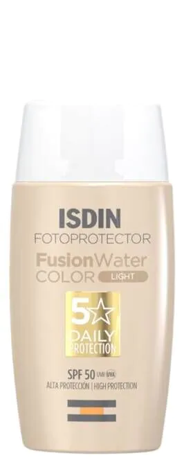 Isdin Fotoprotector Fusion Water Krem do twarzy SPF 50 Kolor Light