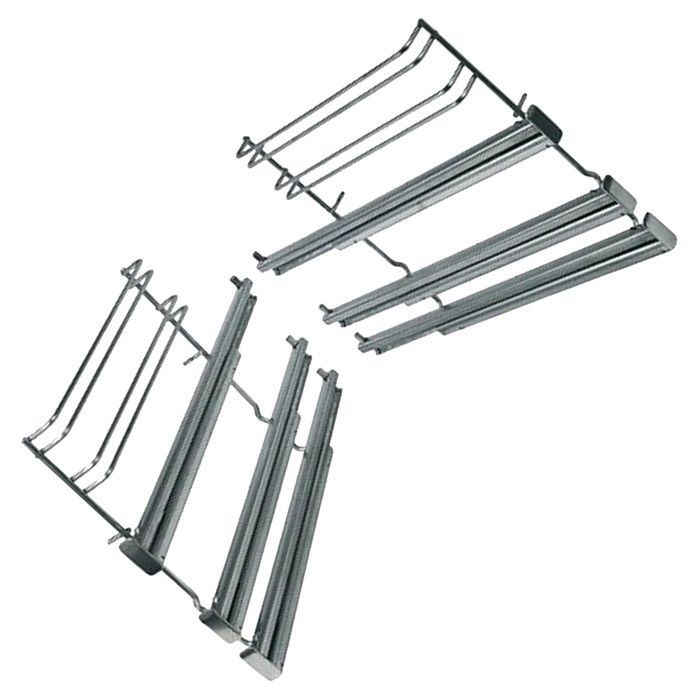 Kit Jeu Glissieres Telescopique+Gradin - Four, cuisinière - BOSCH, SIEMENS (39693)