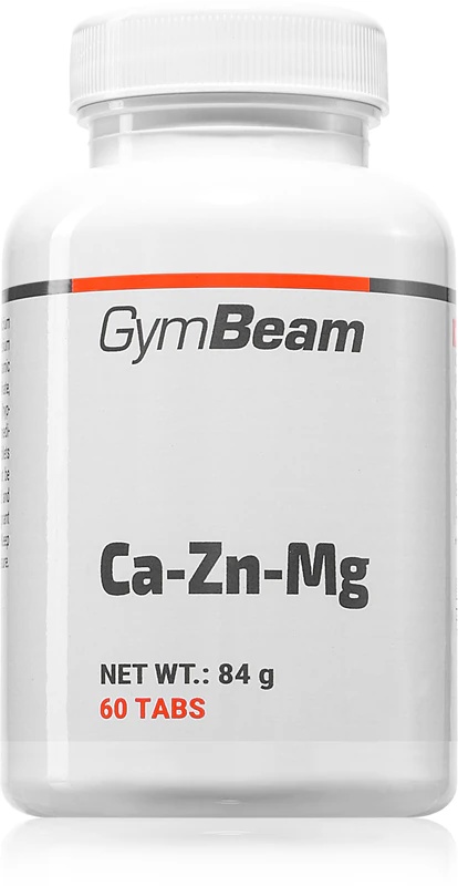 GymBeam Ca-Zn-Mg maisto papildas – mineralų kompleksas tinkamam imuninės sistemos funkcionavimui, kaulų sveikatai ir raumenų funkcijai.