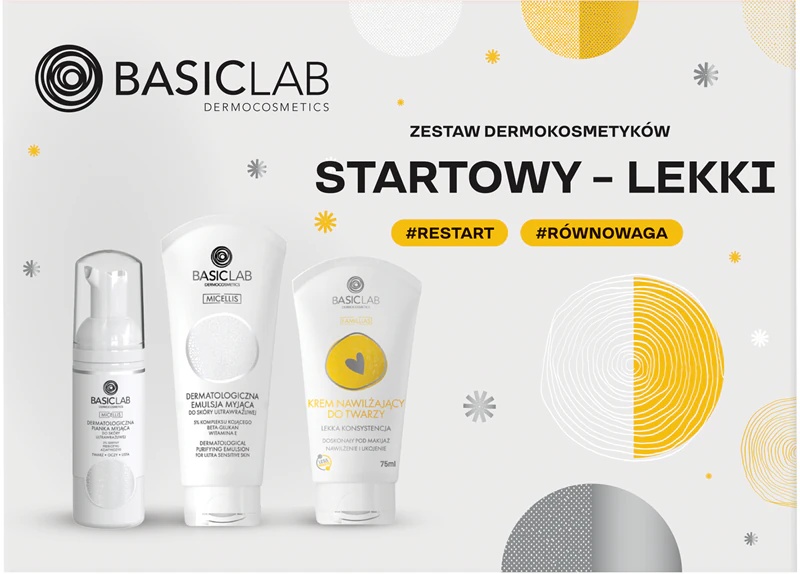 BasicLab Dermocosmetics Light osnovni darilni set za občutljivo kožo