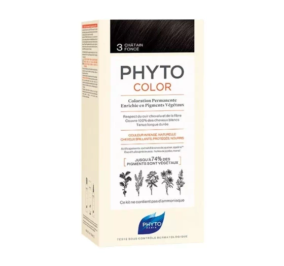 Phyto Phytocolor farba do włosów 3 Dark Brown