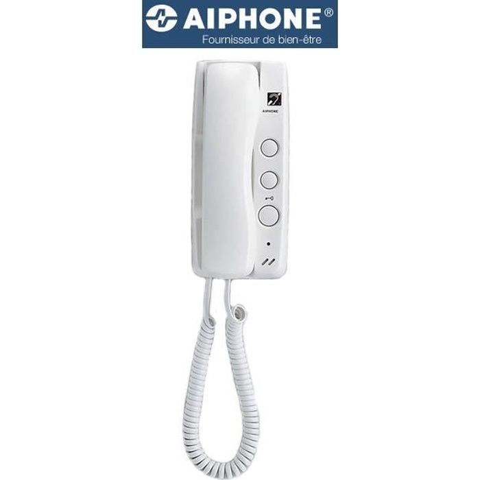 Audio intercom handset - AIPHONE - GT1D - White - Wired - 1 audio handset