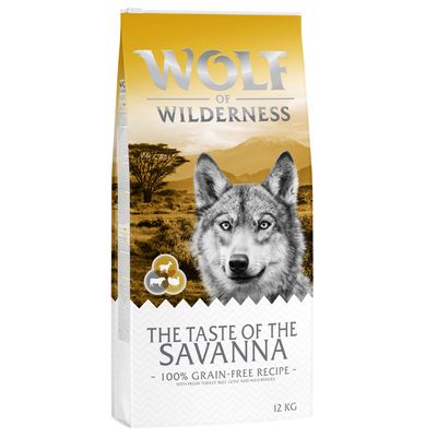 Wolf of Wilderness gazdaságos kiszerelés 2 x 12 kg
