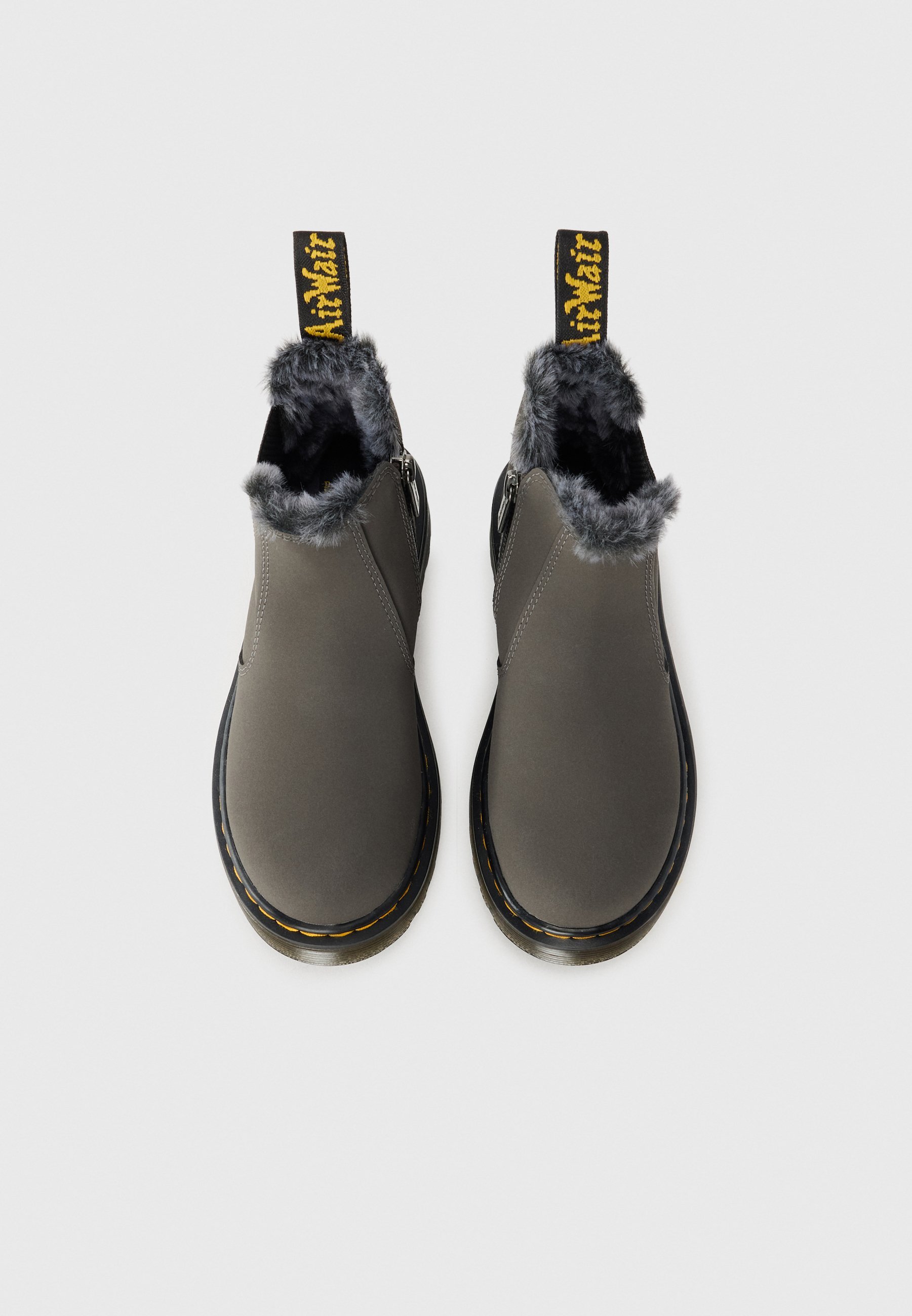 Dr. Martens LEONORE - Winterlaarzen - donkergrijs