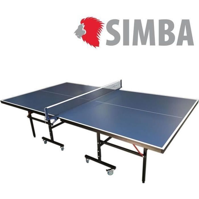 Professional ping-pong table, ROBY model, blue color