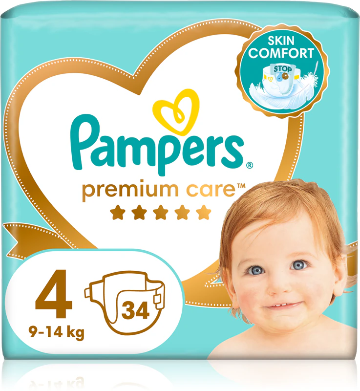 Fraldas descartáveis Pampers Premium Care tamanho 4