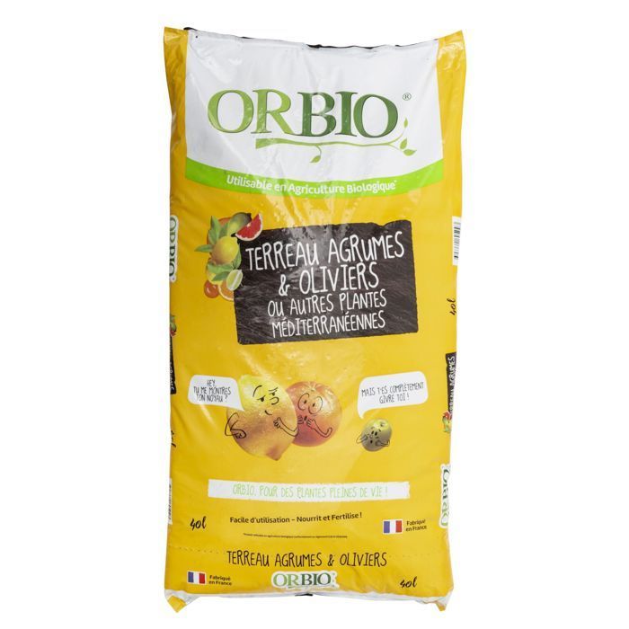 OrBIO Terra para Vasos de Cítricos 40L