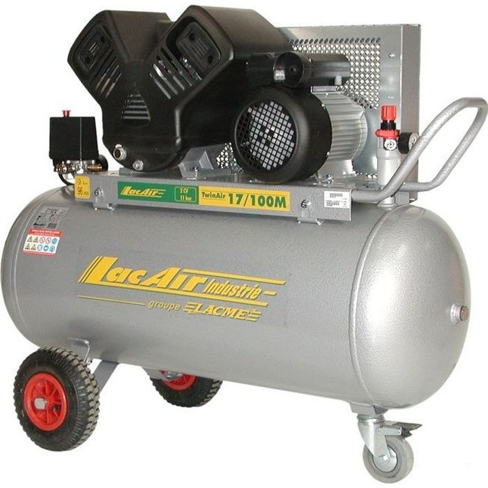 TwinAir 17/100 M 2200W eenfasige riemaangedreven compressor - LACME - 462600