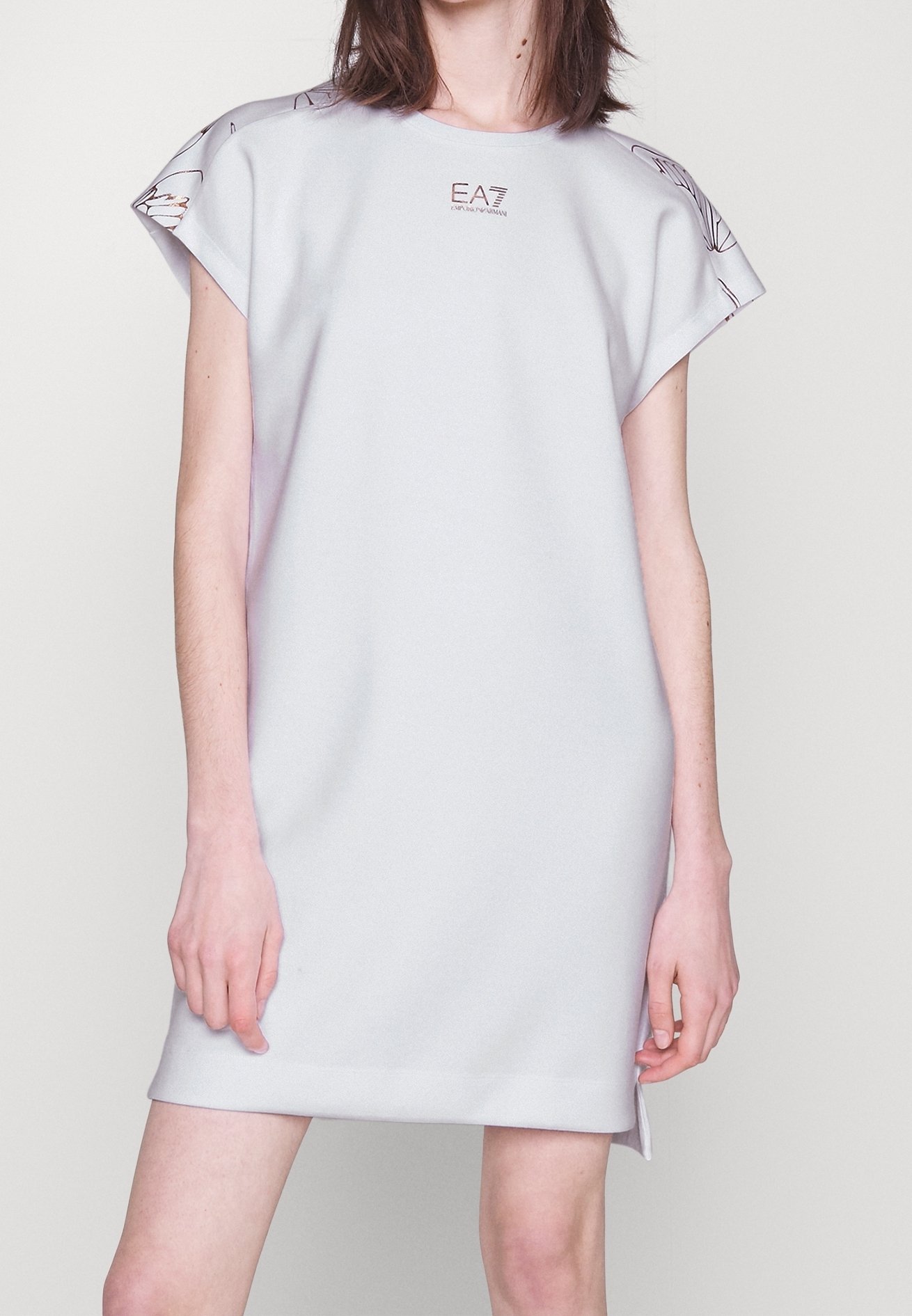 EA7 Abito in jersey Emporio Armani - bianco