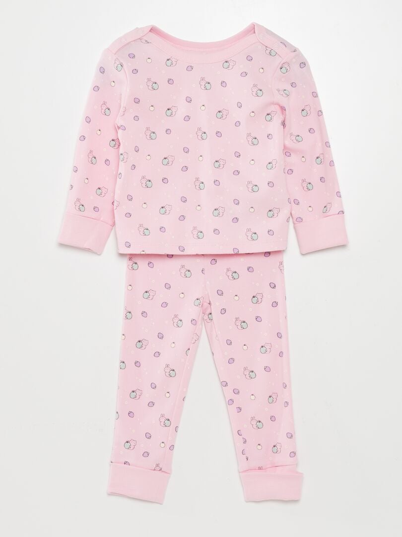 2-delige pyjamaset (t-shirt + broek) - ROZE
