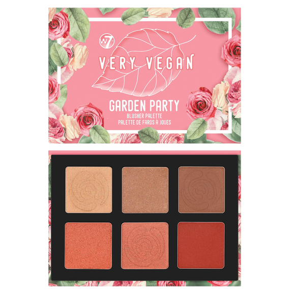 Παλέτα ρουζ W7 Very Vegan Garden Party