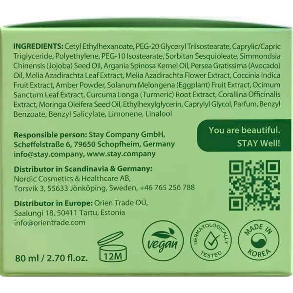 Stay Well attīrošais balzams<br>80ml - Jaukta un kombinēta āda