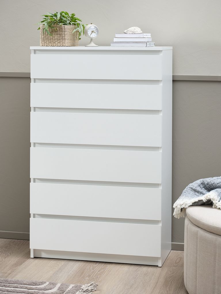 TANGBJERG TANGBJERG komoda, 6 ladica, bijela