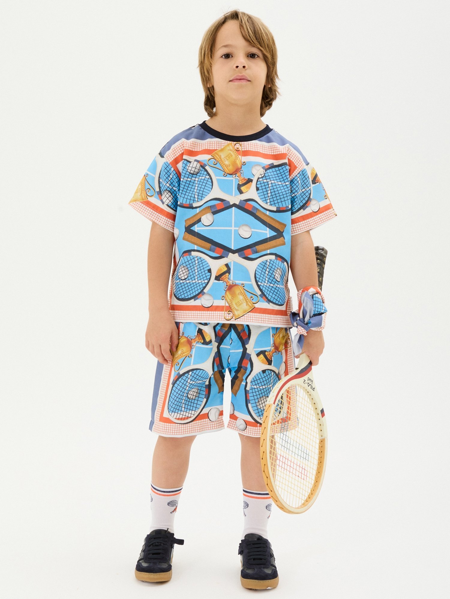 Monnalisa WINNER BOY SET - T-shirt met print - veelkleurig