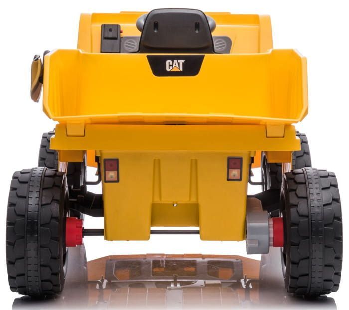 Voiture électrique pour enfant Benne CAT Jaune