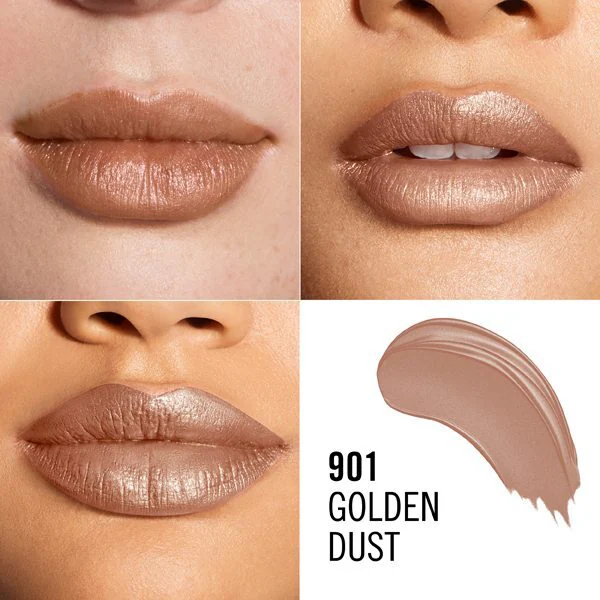 Labial Rimmel Lasting Finish Shimmer 901 Golden Dust