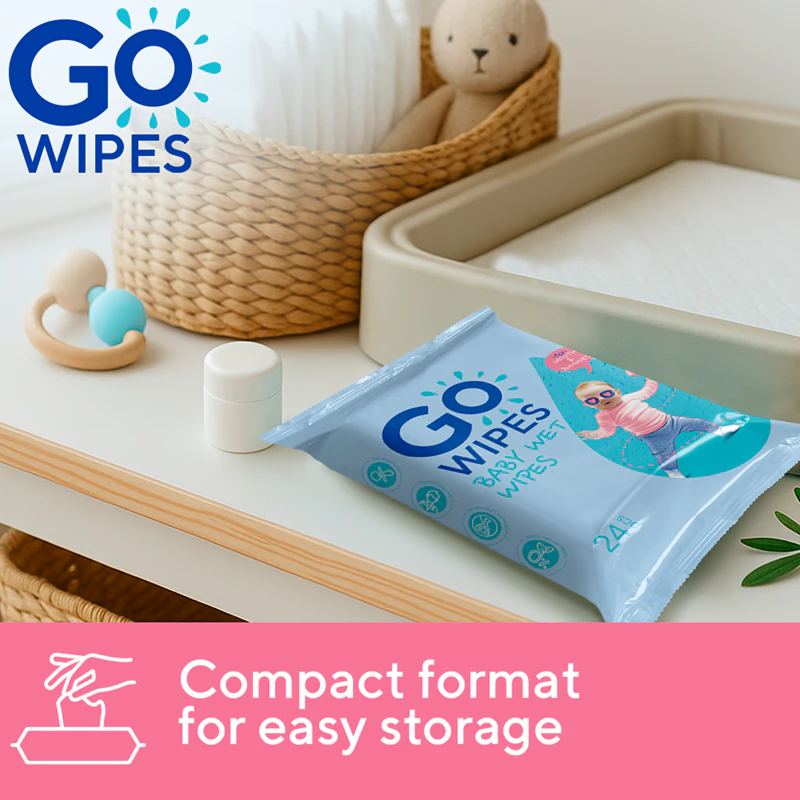 GoWipes Baby Wet Wipes vochtige doekjes voor baby's vanaf de geboorte