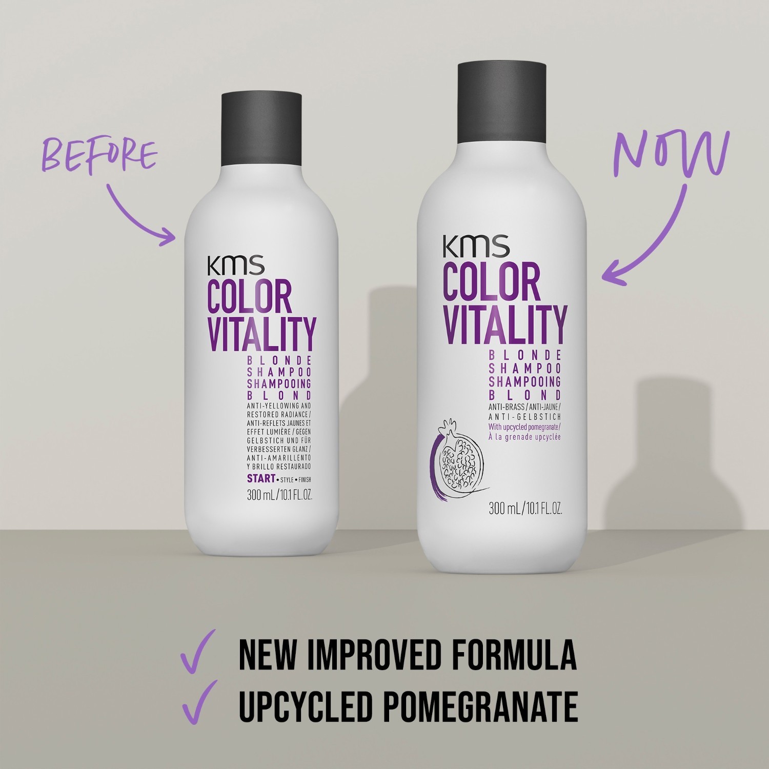 KMS plaukų šampūnas „Colorvitality Blond“ – 300 ml