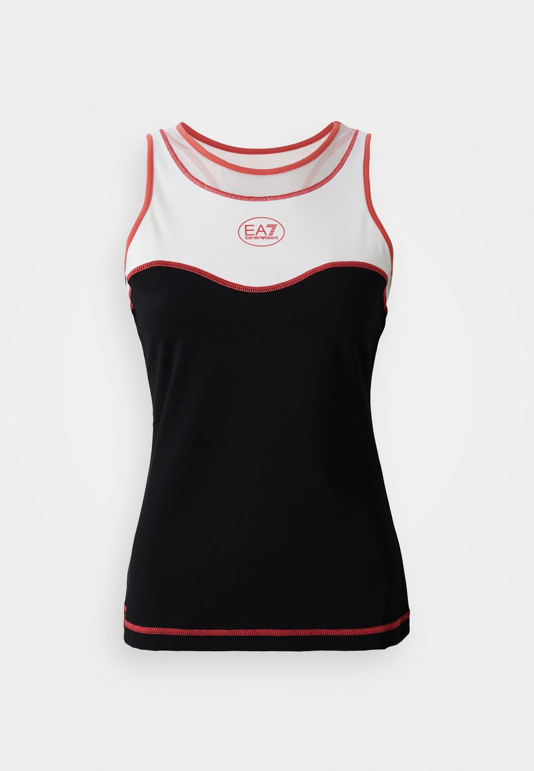 EA7 Emporio Armani TENNIS PRO FREESTYLE TANK - Top - preto/azul vapor