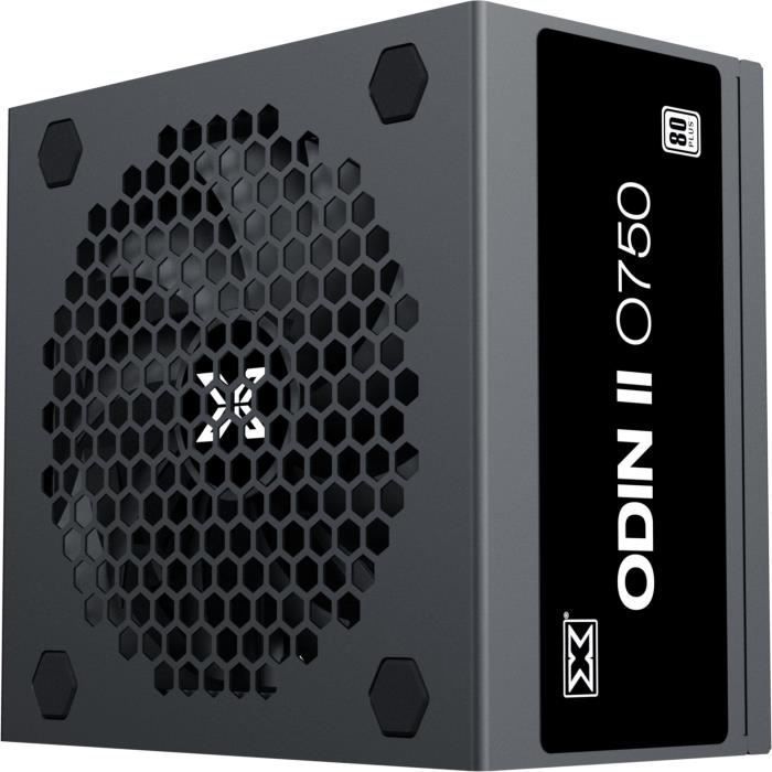 PC-voeding - XIGMATEK - Odin II O750 - 750W - 80 Plus - Niet-modulair - 120mm ventilator - Zwart