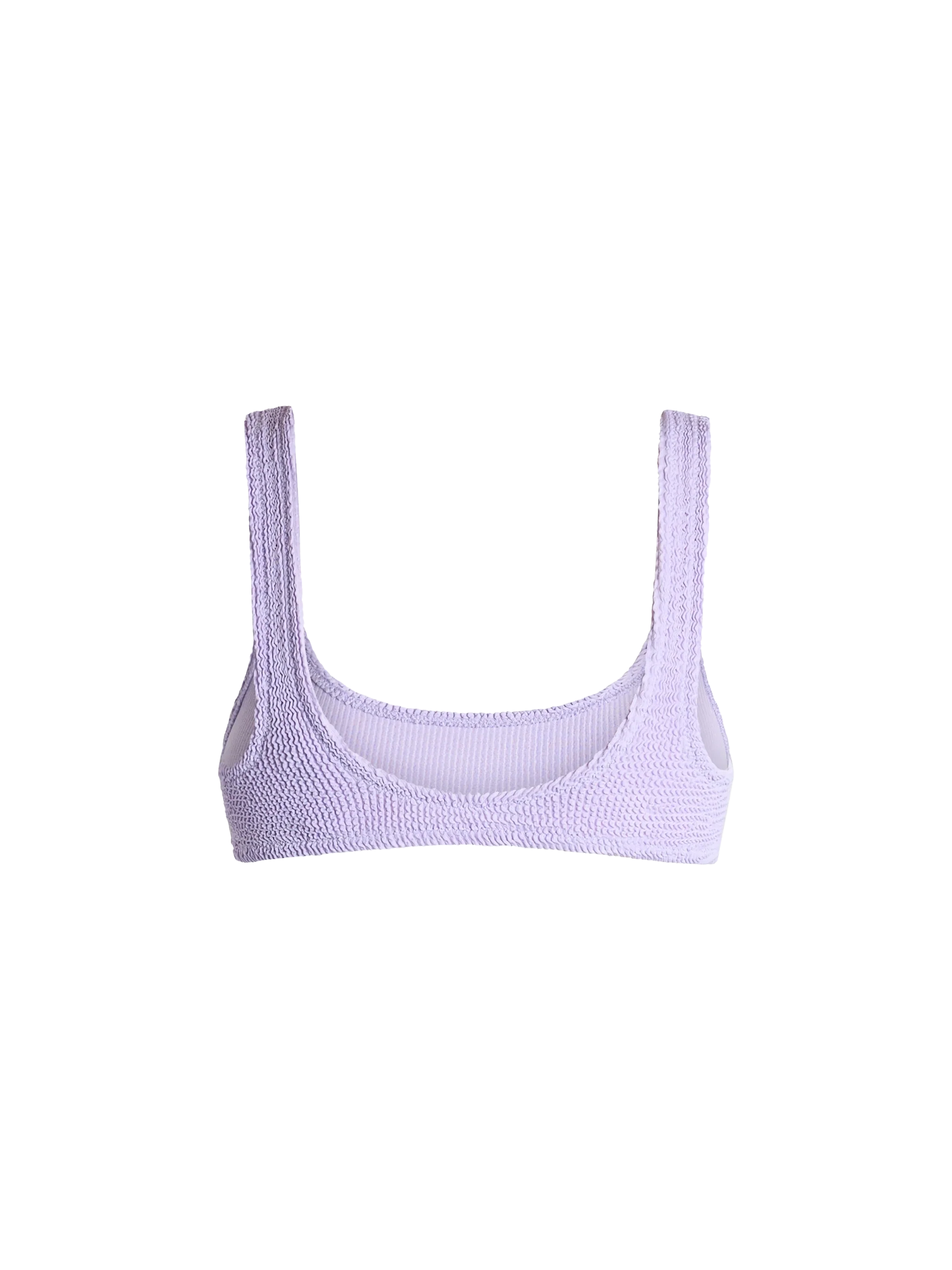 Naima Bralette Top | Lila met kreukels | Medium dekking | Verstelbare halslijn | Geschikt voor meerdere maten | MC2 Saint Barth