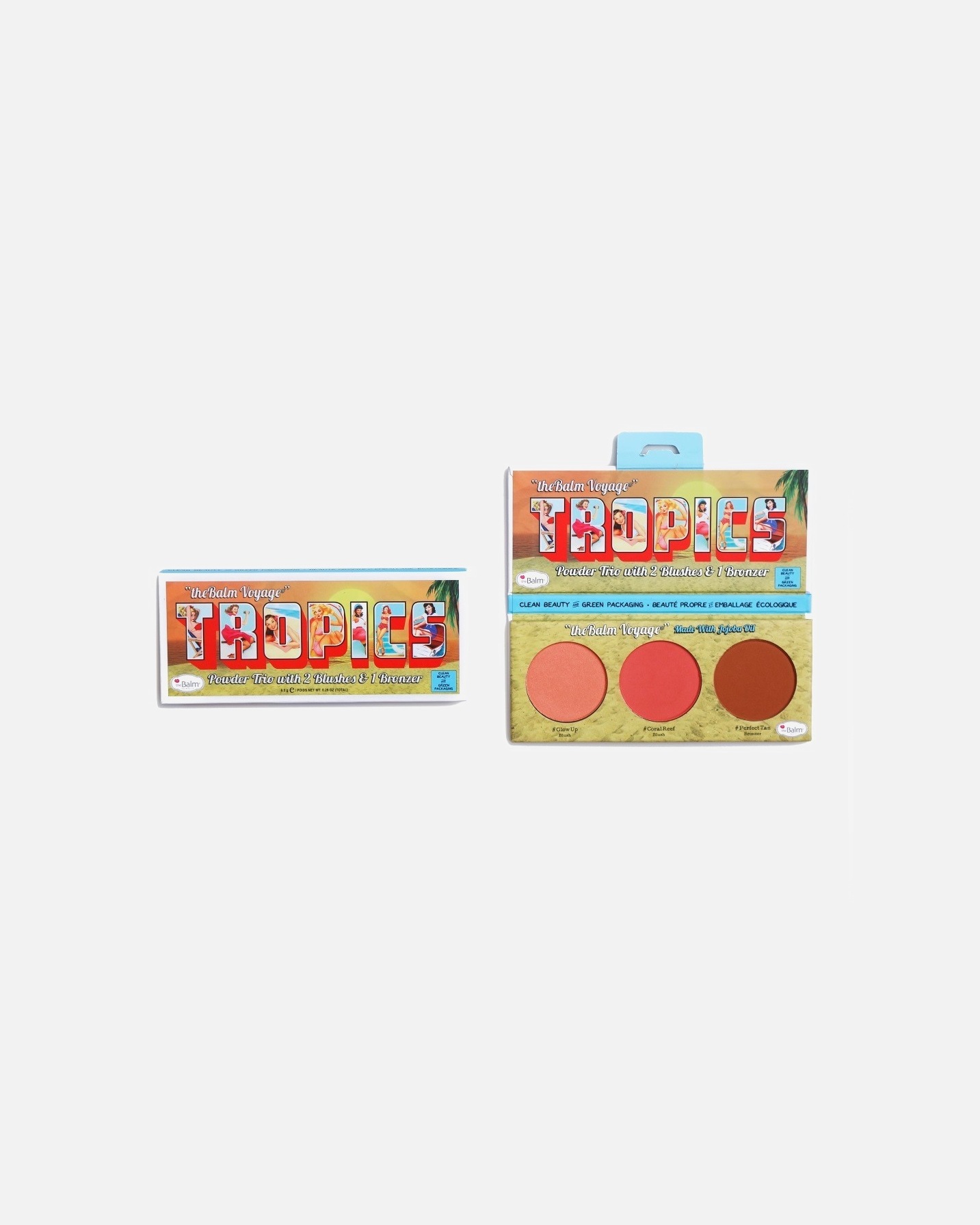 theBalm trio sjenila u prahu „Voyage“ Tropics – 8,5 g
