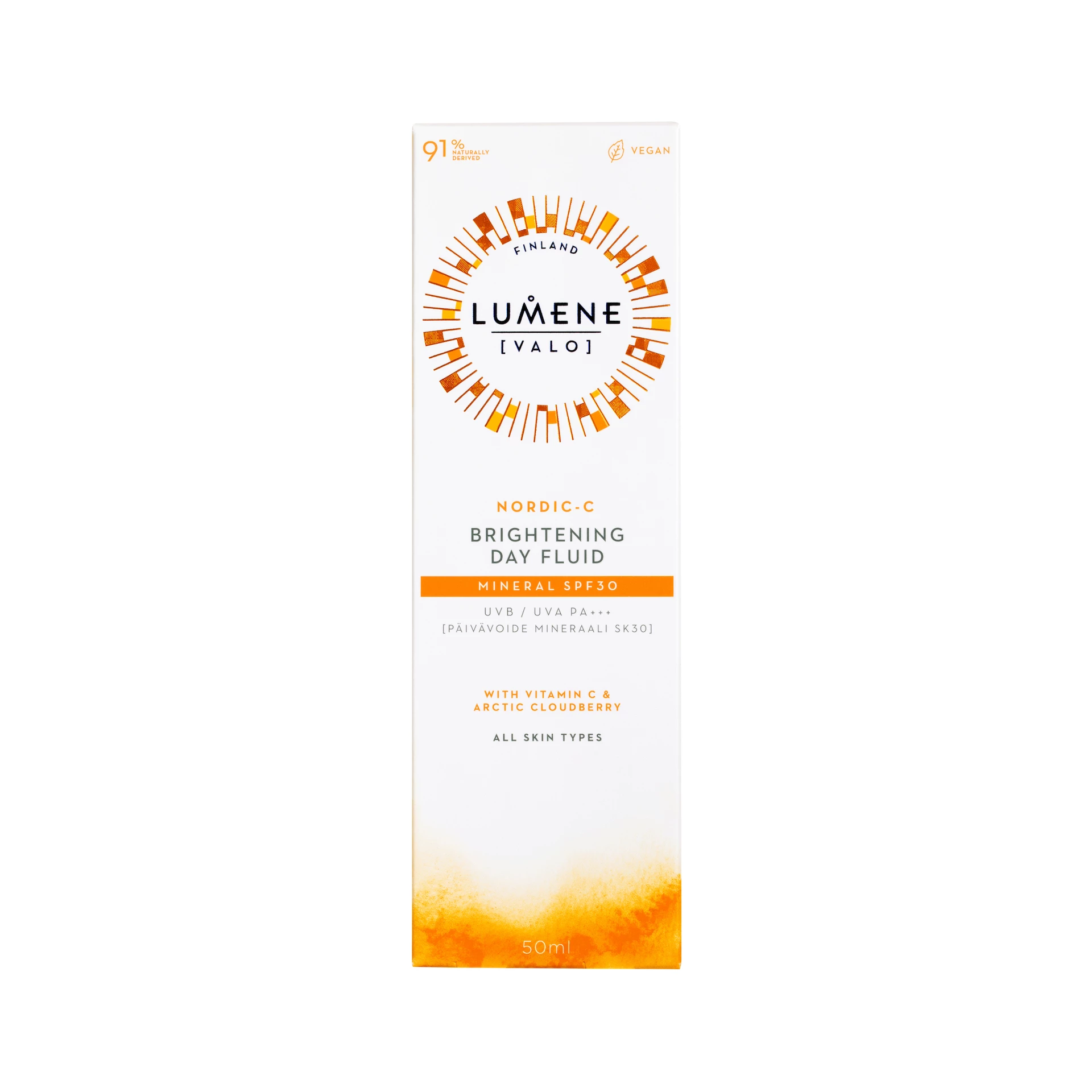 Nordic-C минерални флуид за осветљавање лица SPF30 50 мл - Lumene