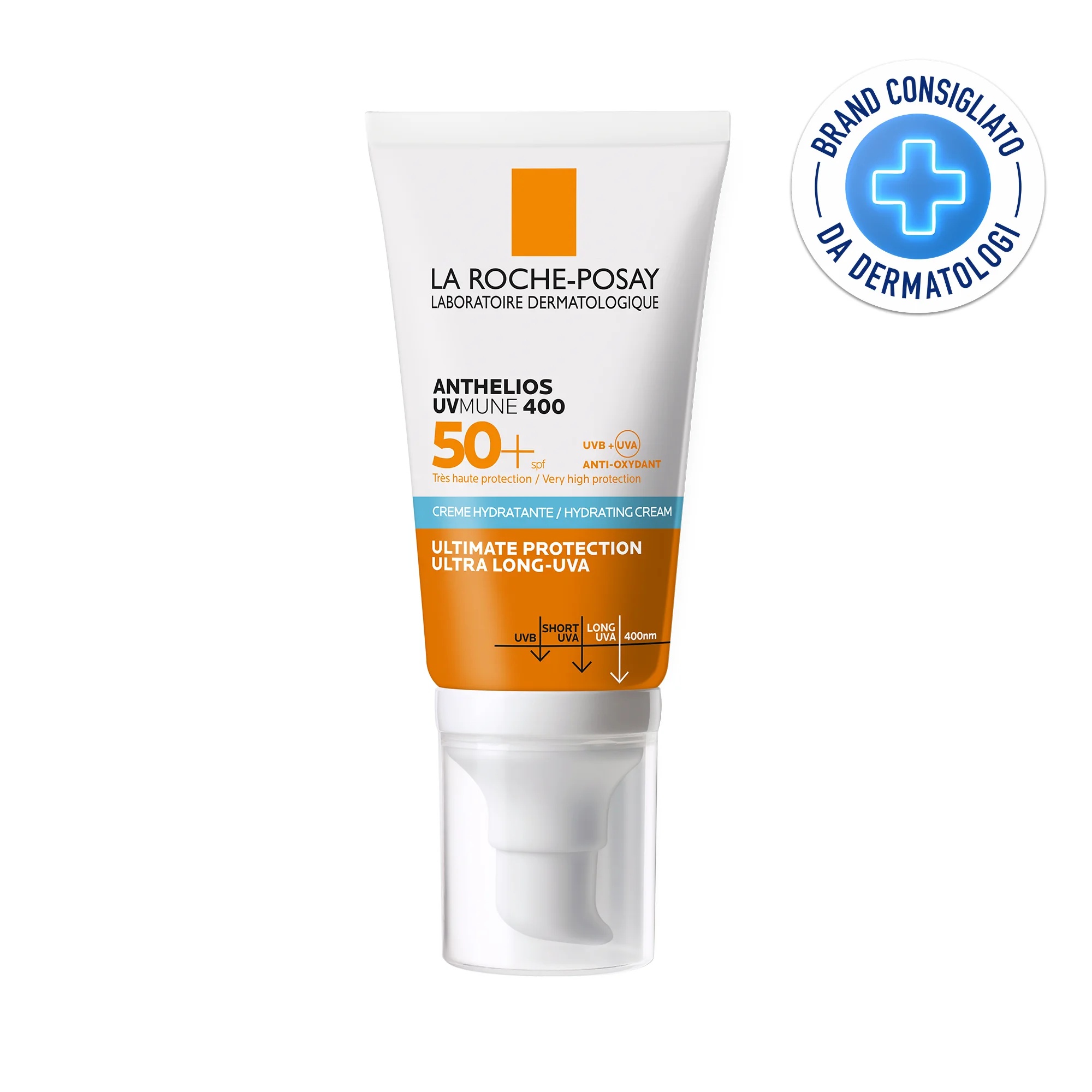 LA ROCHE POSAY La Roche Posay Anthelios Uvmune 400 SPF 50+ 50 ml hydraterende crème met parfum