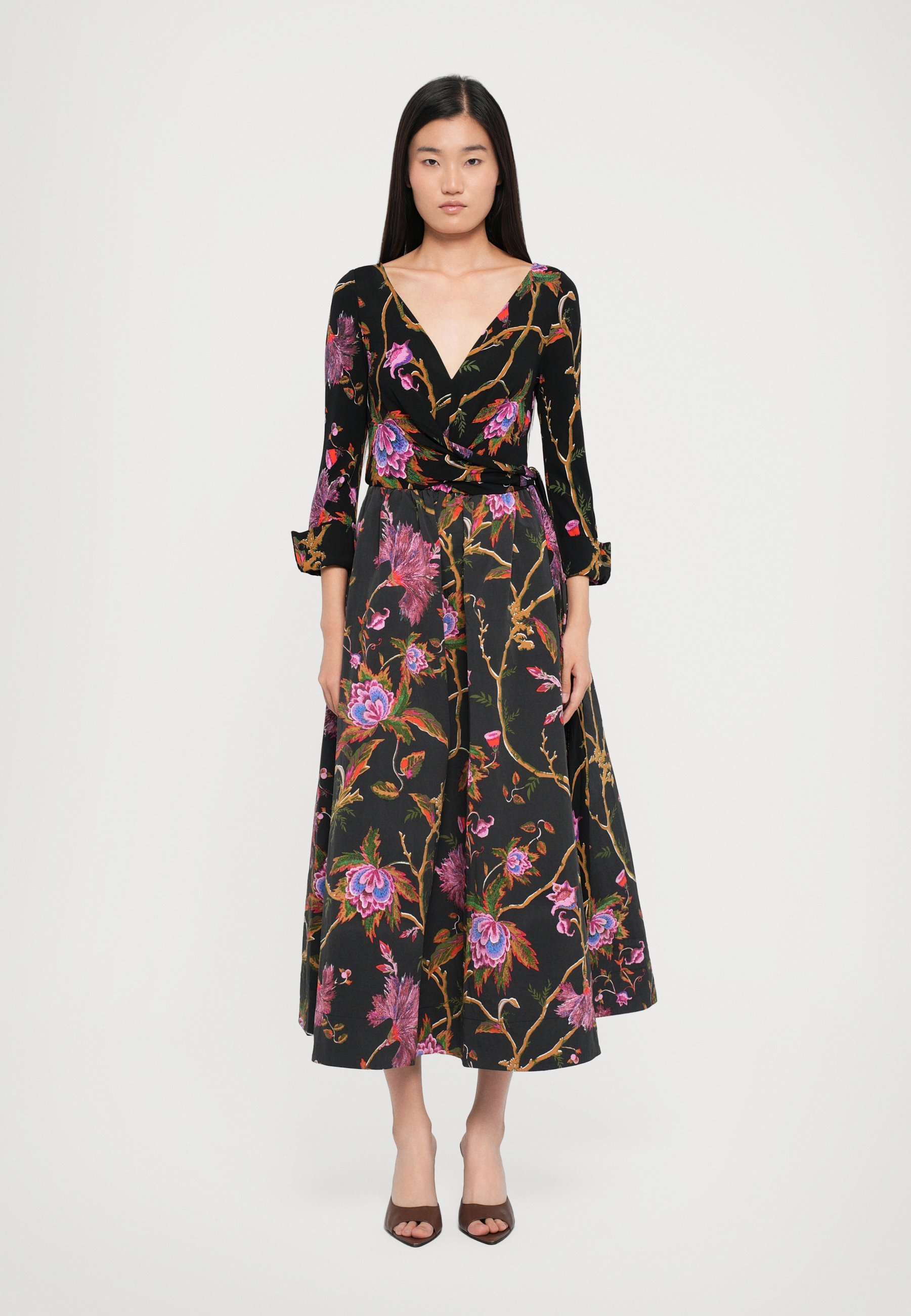 Robe portefeuille ballerine Diane von Furstenberg - Robe de jour - Noir Serenissima
