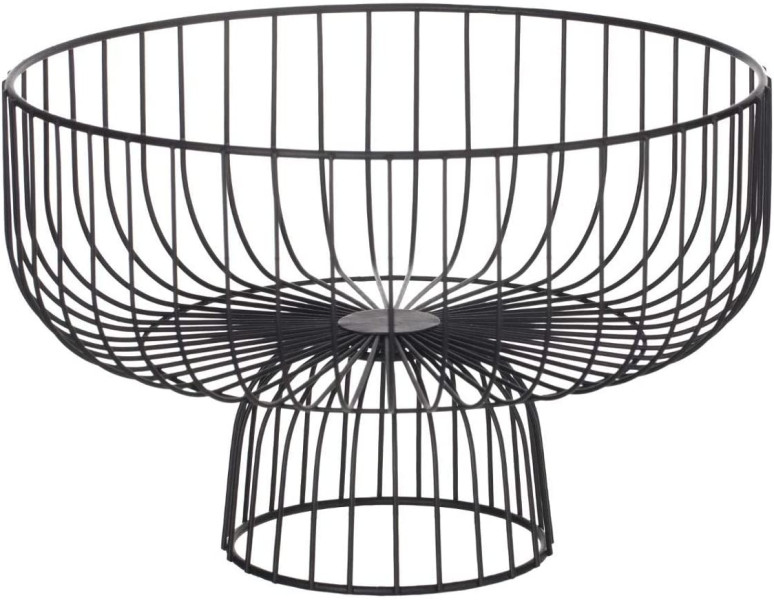 Kosz na owoce z podstawą, metal, 28 cm