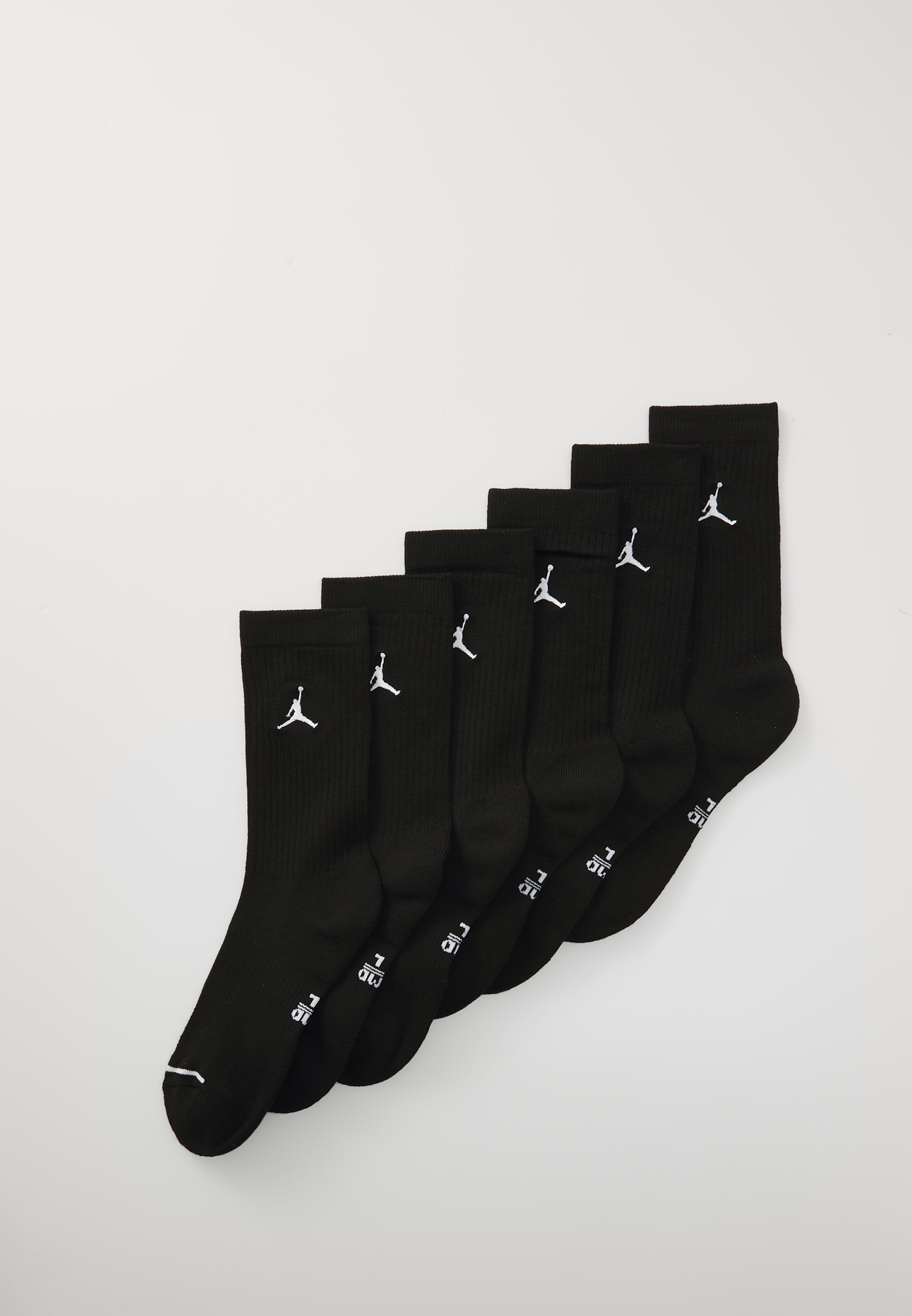 Jordan CUSH CREW 6-PACK - Sportsokken - zwart/wit