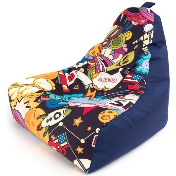 Fauteuil Pouf Poire Keiko S Modern Poliester DG55